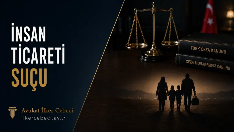 İnsan ticareti suçu, TCK 80 ve insan ticareti mağduru aileyi temsil eden hukuk görseli