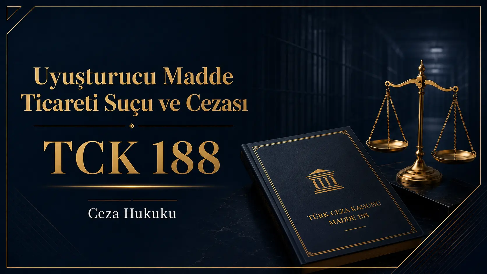 TCK 188 uyuşturucu madde ticareti suçu ve cezası hakkında hukuki bilgilendirme görseli