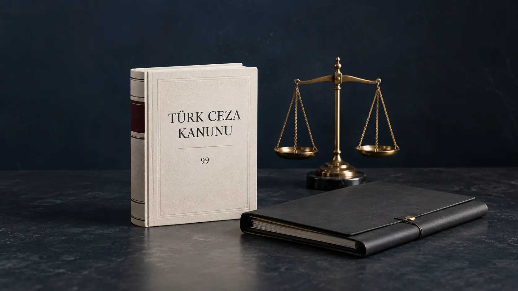 TCK 99 çocuk düşürtme suçunu simgeleyen Türk Ceza Kanunu kitabı ve adalet terazisi